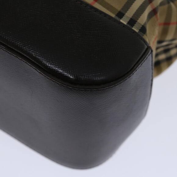 Burberry Nova Check Hand Bag Canvas Beige - Picture 16 of 16